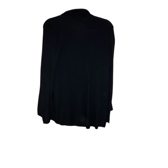 Express Black Comfy Open Front Knit Cardigan Size Small - Picture 4 of 4